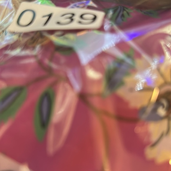 BloomChic Dress 12 Boho Floral Smocked Midi Dress Puff Sleeve Square Neck - Picture 6 of 8